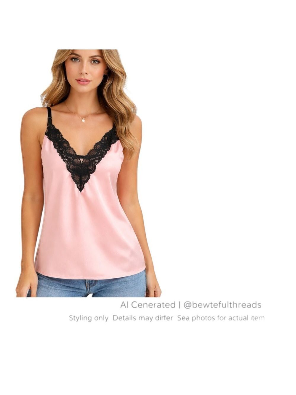 Victoria’s Secret M Pink Satin Lace Cami Top Y2K Romantic NWT